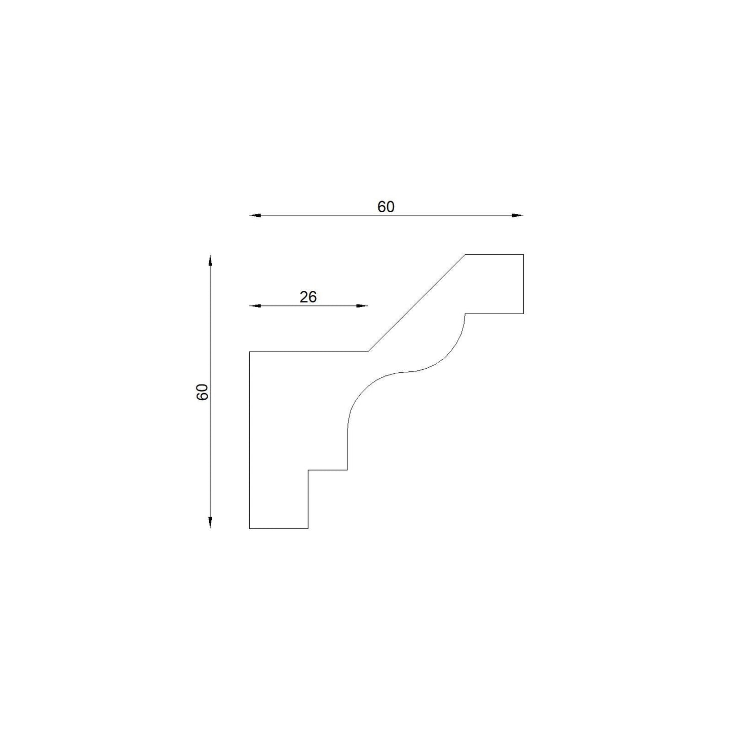 LED Deckenleiste 07 - decorwall24h.de