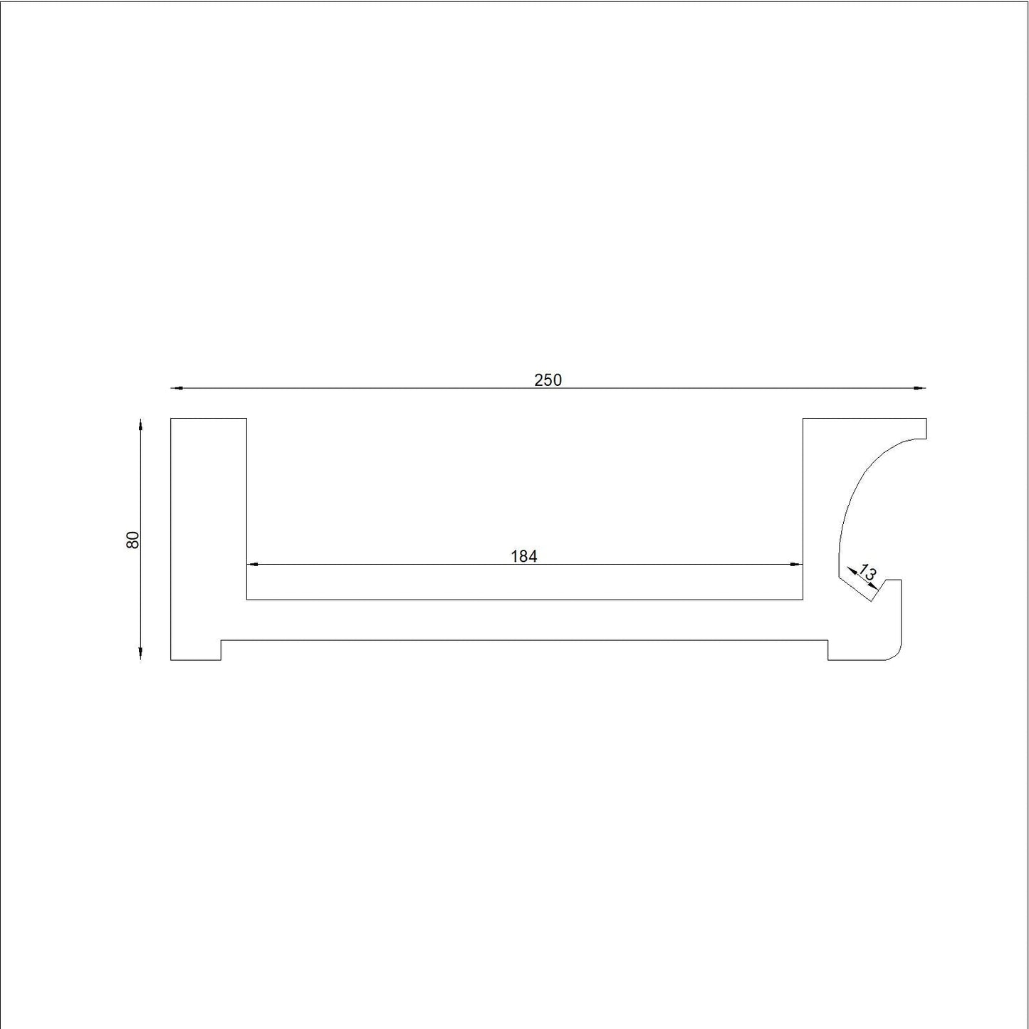 LED Spot Profil Stuckleiste 09 - decorwall24h.de