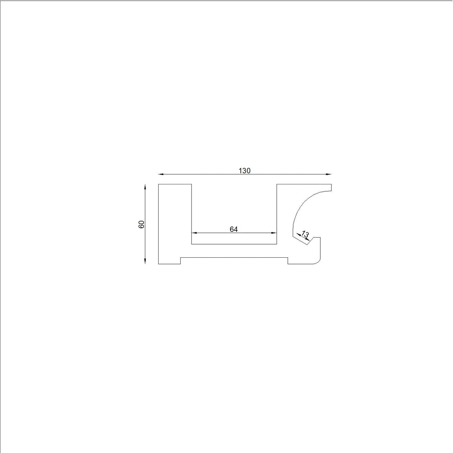 LED Spot Profil Stuckleiste 09 - decorwall24h.de