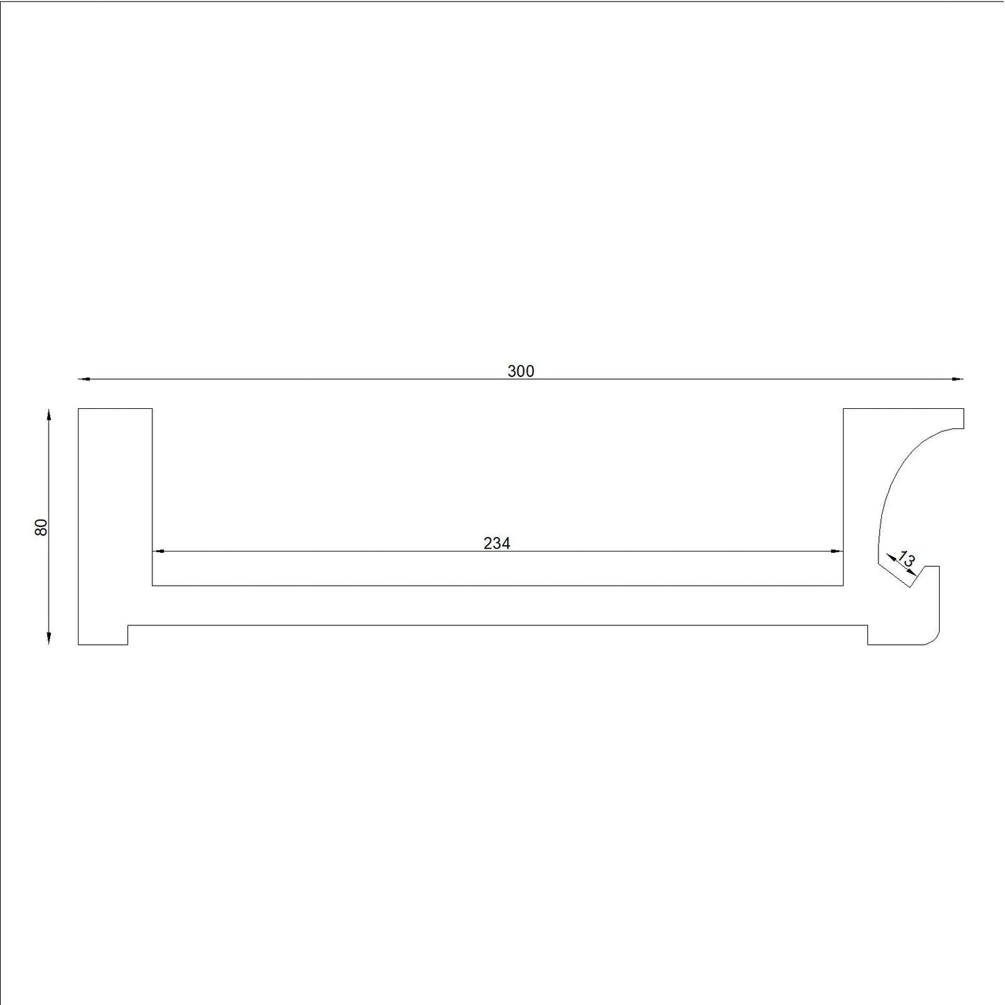 LED Spot Profil Stuckleiste 09 - decorwall24h.de