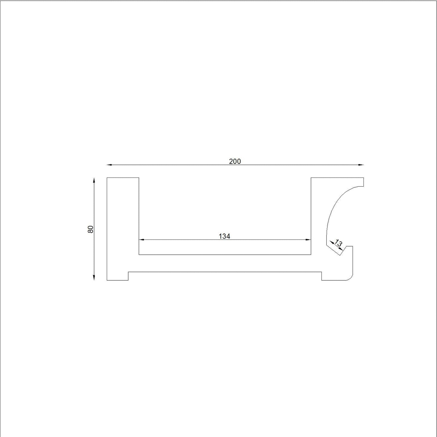 LED Spot Profil Stuckleiste 09 - decorwall24h.de