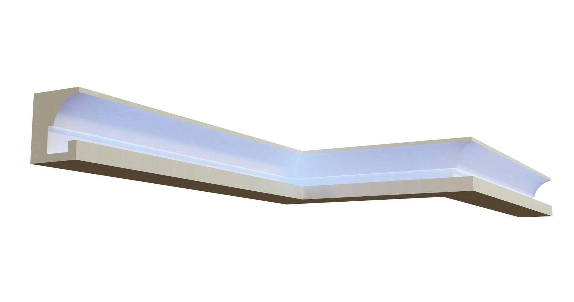 Stuckleiste Mit LED 02 - decorwall24h.de