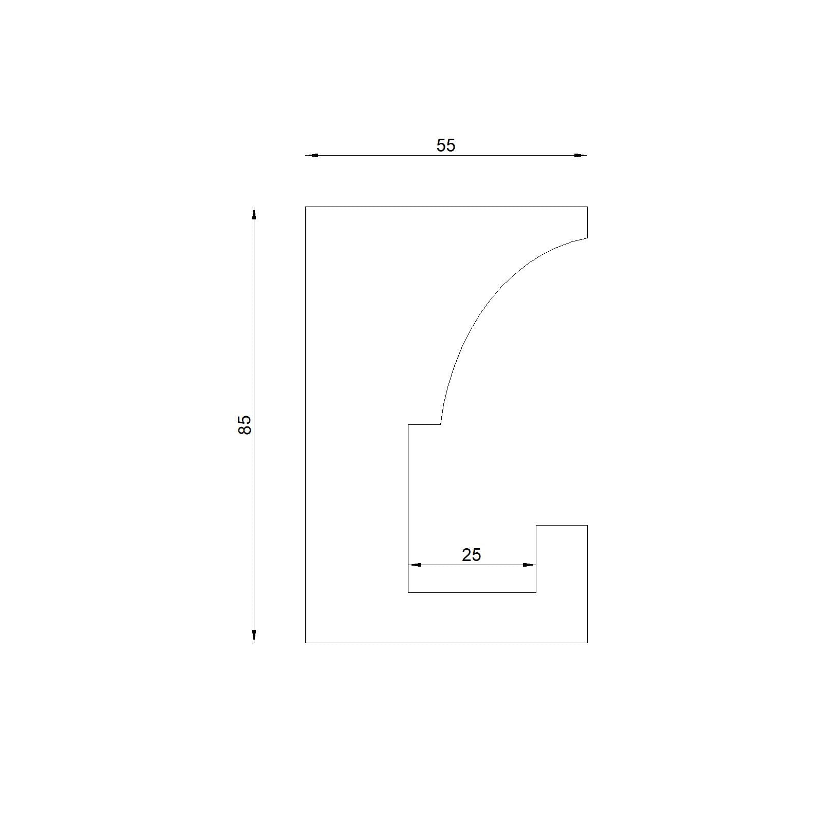 Stuckleiste Mit LED 02 - decorwall24h.de