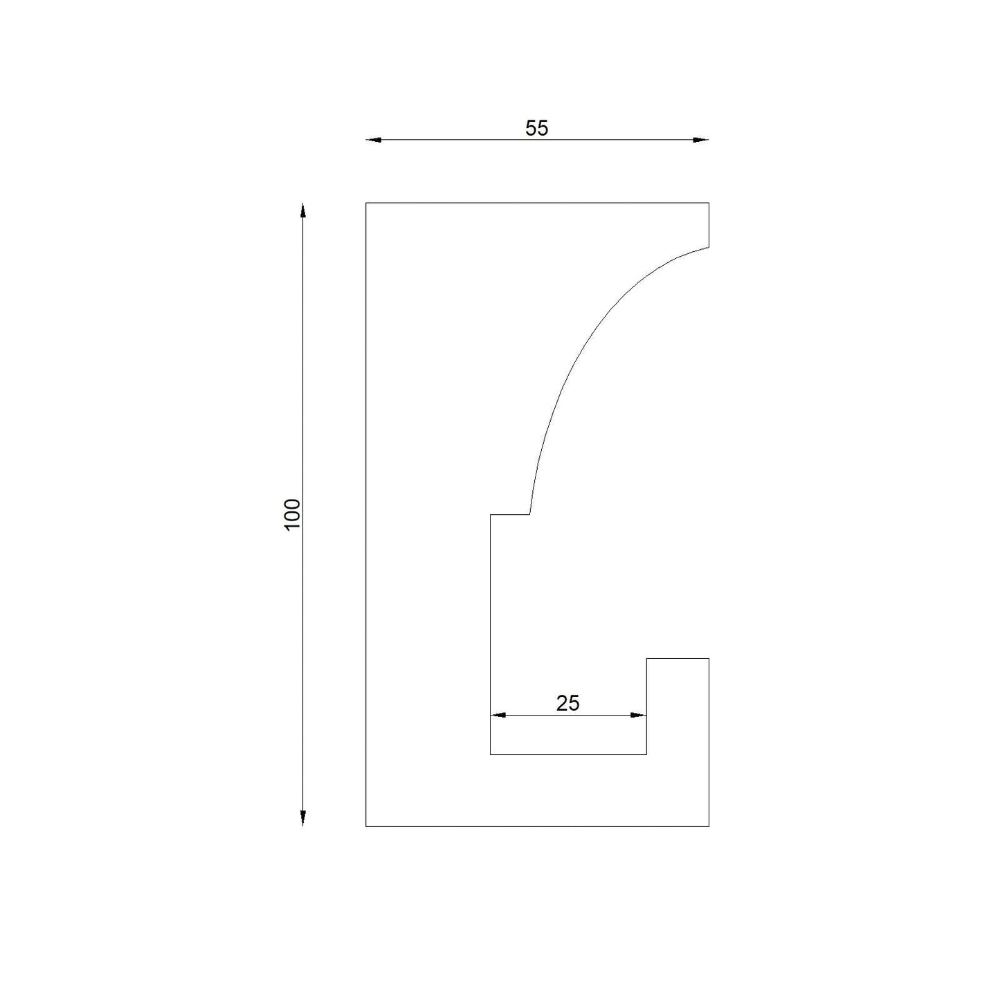 Stuckleiste Mit LED 02 - decorwall24h.de