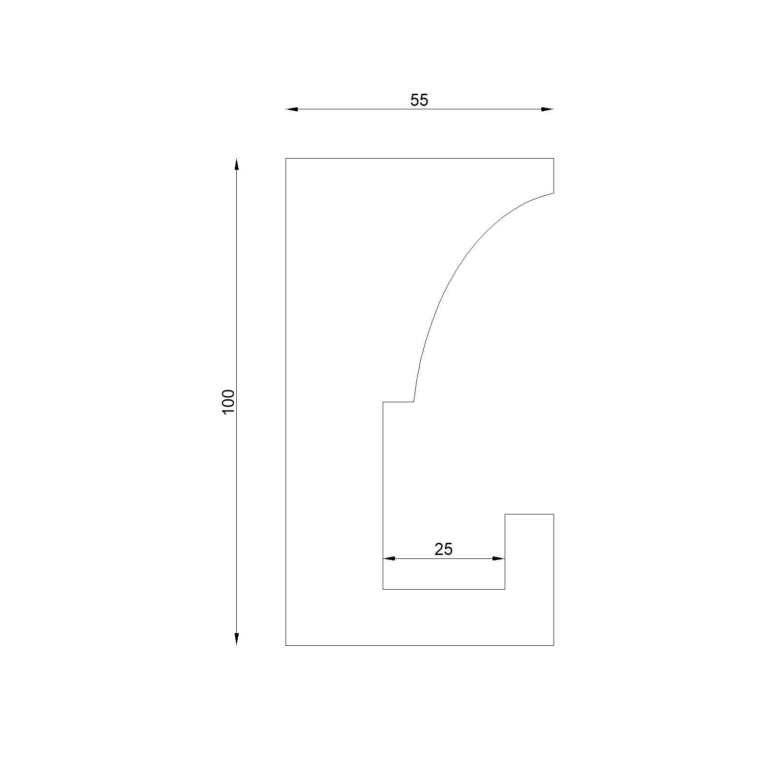 Stuckleiste Mit LED 02 - decorwall24h.de